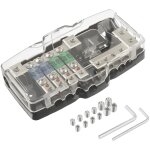 Largeight - auto audio stro bloc de fusible de distribution 4 voies bote  fusibles distributeur de ...