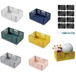 Largeight - bac rangement, caisse pliable plastique, bac rangement plastique, caisse plastique pliable, ...