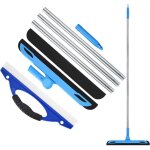Largeight - jamais utilis�]balai raclette sol avec manche, raclette d'eau pour fen�tre, balai raclette ...