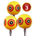 Largeight - ballons repulsif - anti pigeon effaroucheur d'oiseaux - pour loigner pigeons, corbeau et ...