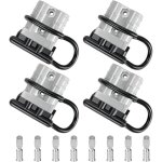 Largeight - batterie connecteur 50a connexion rapide prise compatible avec batterie de voiture 12 - 36v ...
