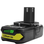 Largeight - batterie de remplacement 18v 5. 5ah p108 pour ryobi 18v p108 rb18l25 rb18l13 rb18l50 rb18l40 ...