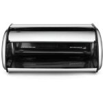 Largeight - bo�te � pain, bo�te � pain grise en acier inoxydable, pour une fra�cheur durable dans la ...