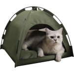 Largeight - cat bed, indoor cat kennel, pet nest tent, waterproof tipi tent, portable kennel, for indoor ...