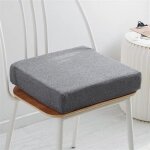 Largeight - coussin de si�ge en mousse � m�moire de forme pour fauteuil, rehausseur antid�rapant, confortable ...