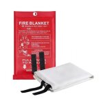 Largeight - couverture anti - feu, couverture anti - feu d'urgence, 1 1m couverture anti feu en fibre ...