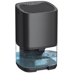 Largeight - dshumidificateur domestique et chambre  coucher, petit dshumidificateur silencieux, mini ...