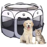 Largeight - duscdesp cl�ture portable pour chien, parc pour chien produits pour l'int�rieur et l'ext�rieur, ...