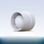 Largeight - jamais utilis�]extracteur d'air silencieux, 19w �conome en �nergie � flux mixte ventilateur ...