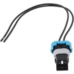Largeight - faisceau de cables pour �clairage de plaque d'immatriculation arri��re 2 broches compatible ...