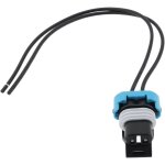 Largeight - faisceau de cables pour �clairage de plaque d'immatriculation arri��re 2 broches compatible ...