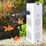 Largeight - filtre intérieur silencieux 4 en 1 pour aquarium, filtre d'aquarium, filtre intérieur aquarium, ... Largeight - filtre intérieur silencieux 4 en 1 pour aquarium, filtre d'aquarium, filtre intérieur aquarium, ...