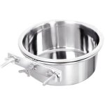 Largeight - gamelle pour chien, gamelle d'eau de caisse avec support, gamelle d'eau en acier inoxydable ... Largeight - gamelle pour chien, gamelle d'eau de caisse avec support, gamelle d'eau en acier inoxydable ...