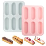 Largeight - moule a cake, 2 pièces moule à cake silicone moules à pain en silicone, moule à petite baguette ... Largeight - moule a cake, 2 pièces moule à cake silicone moules à pain en silicone, moule à petite baguette ...