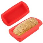 Largeight - moule gateau silicone, 2 pices moule a gateau silicone antiadhsif moule  cake moule pain ...