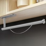 Largeight - porte sopalin mural sans per�age, porte essuie tout avec frein d'arr�t, auto - adh�sif support ...