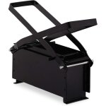 Largeight - presse briquette de papier, acier pour blocs, manuel, noir