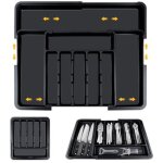 Largeight - range couverts pour tiroi, range couverts grand plateau de couverts extensible pour la cuisine, ...