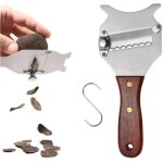 Largeight - rasoir � truffes avec manche en bois, trancheuse � truffe r�glable, rasoir � truffes en acier ...