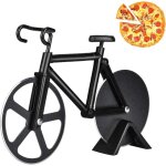 Largeight - roulette pizza pour vlo lames super tranchantes en inoxydable, coupe pizza antiadhsive, ...