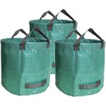 Largeight - sacs de dchets jardin rsistants en pp robuste sacs poubelle de jardin - lot de 3 x 500l ...