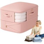 Largeight - sacs de rangement compression, organisateur de stockage par compression, sac zipp� gain de ...