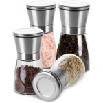 Largeight - set de 4 moulins sel et poivre sali�re et poivri�re original en acier inoxydable cuivre acier ...