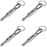 Largeight - set of 4 guitar wall key hook key holder for marshall jcm800 perfect for entryway, studio ...