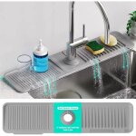 Largeight - tapis de robinet en silicone pour cuisine, protection anti - �claboussures pour �vier cuisine ...