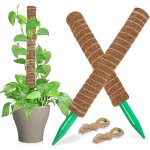 Largeight - tuteur monstera, 4 pcs 40 cm tuteur coco, sphaigne avec bande crochet, serre - câble et ficelle, ... Largeight - tuteur monstera, 4 pcs 40 cm tuteur coco, sphaigne avec bande crochet, serre - câble et ficelle, ...