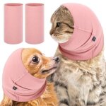 Largeight - wanmu lot de 2 cache - oreilles silencieuses pour chiens et chats, couvre - oreilles de chien, ...