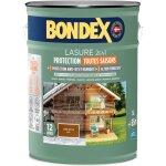 Lasure 2en1 protection toutes saisons 12 ans - 5l - ch�ne fonc� - bondex