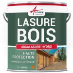 Lasure bois ext�rieur / int�rieur - 1 l ch�ne dor� - teinte jaune - arcane industries