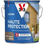 V33 - lasure haute protection biosourcée cèdre argenté satin - 2, 5l V33 - lasure haute protection biosourcée cèdre argenté satin - 2, 5l