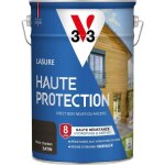 V33 - lasure haute protection biosourcée noir charbon satin - 5l V33 - lasure haute protection biosourcée noir charbon satin - 5l