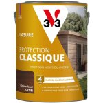 V33 - lasure protection classique chne fonce satin - 5l