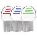 L�usekamm en acier inoxydable, peigne m�tallique, �limine en toute s�curit� les poux, pour les enfants ...