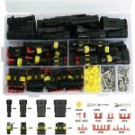 Lauwexe - 352 pi�ces imperm�able � l'eau connecteurs connecteur electrique de voiture etanche 1 / 2 / ...