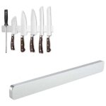 Lauwexe - accessoire de rangement pour cuisine, porte couteaux aimant� mural porte couteau en acier inoxydable ...