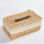 Bote  mouchoirs de style nordique, bote  mouchoirs dcorative en corde de papier, bote de rangement ...
