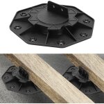 Lauwexe ? plot r�glable pour terrasse 18 - 30 mm ? support en polypropyl�ne ? charge jusqu'� 2700 kg ...