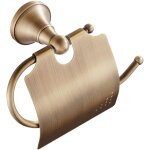 Promotion porte - papier toilette - retro support de papier toilette avec couvercle en laiton porte - ...