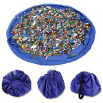 Lauwexe ? sac de rangement pour jouets 150 cm ? tapis de jeu pliable en nylon imperm�able ? organisateur ...