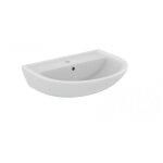 Ideal standard - lavabo 65x50 cm en cramique blanc brillant eurovit - avec colonne