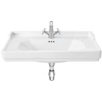 Lavabo carmen mural ou sur colonne (en option) - 800x500mm - blanc brillant roca a3270a0000