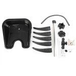 Lavabo � cheveux r�glable en hauteur pour salon de coiffure, bol en plastique pour shampooing et traitement ...