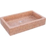 Biscottini - lavabo en marbre rouge vier de cuisine vasque  poser vier en pierre vier intrieur et ...