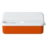 Lavabo r�tro asym�trique en c�ramique 80 cm - true colors lite - orange