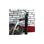 Forehill - lavabo de robinet en bambou tout en cuivre antique (trois sections noires)