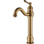 Lavabo robinet laiton haut, robinet salle de bain avec bec haut pivotant � 360� mitigeur lavabo, chaude ...